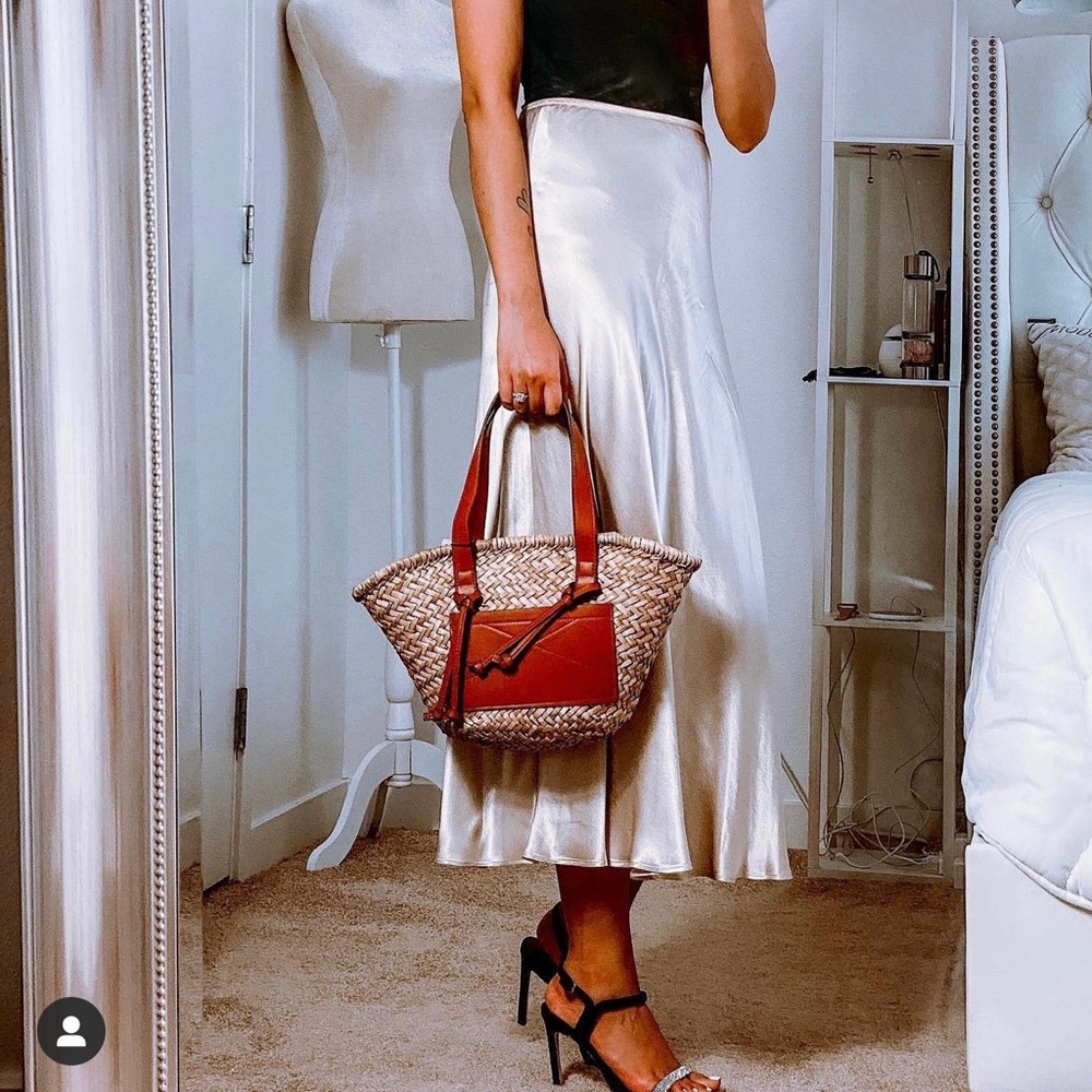Zara Satin Skirt- Small